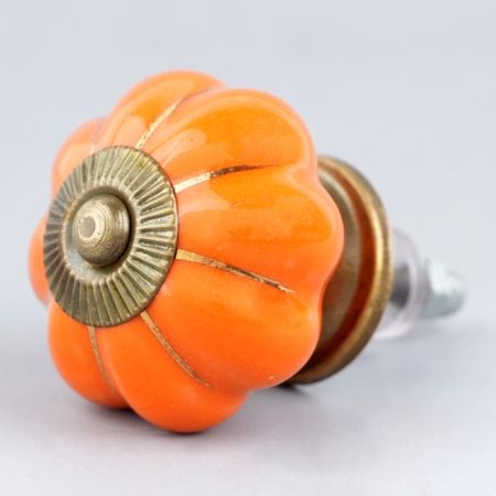 Orange Gold Line Knob