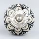 Zinnia Flower Cabinet Knob