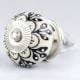 Zinnia Flower Cabinet Knob