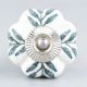 White Green Leaf Melon Knob