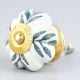 White Green Leaf Melon Knob