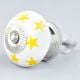 Yellow Star Ceramic Knob