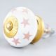 Pink Star Drawer Knob