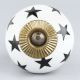 Black Star Ceramic Knob