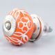 Orange Flower Cabinet Knob