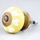 White Heart Ceramic Drawer Knob