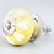 White Heart Ceramic Drawer Knob