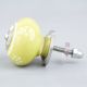Lime Tiny Flower Ceramic Knob