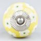 Yellow Floral Ceramic Knob