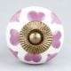 Purple Heart Ceramic Knob
