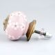 Pink Tiny Flower Dresser Knob