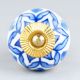Blue Flower Knob