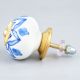 Blue Flower Knob
