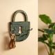 Bronze Decor Hooks Padlock Key Hooks with Patina
