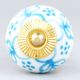 Turquoise Floral Knob