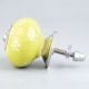 Yellow Ceramic Floral Drawer Knob Online