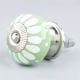 Sage Green Floral Ceramic Wardrobe Knobs Online