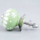 Sage Green Floral Ceramic Wardrobe Knobs Online