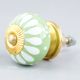 Sage Green Floral Ceramic Wardrobe Knobs Online