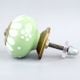 Sage Green Floral Ceramic Wardrobe Knobs Online