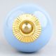 Sky Blue Ceramic Knob