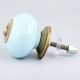 Sky Blue Crackle Ceramic Cabinet Knob Online