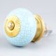 Sky Blue Crackle Ceramic Cabinet Knob Online