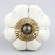 White Golden Medium Knob