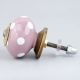 Purple Dotted Small Ceramic Knobs Online