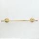 Regal Brass Wall Mount Single Towel Bar