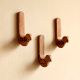 Natural Bird Shape Wooden Adheshive Wall Hook-Pack of 1
