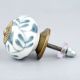 Grey Leaf Ceramic Knob (1)