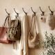 Antique Handmade Vintage Iron Wall Hooks-6 Pieces