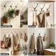 Antique Handmade Vintage Iron Wall Hooks-6 Pieces