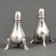 Vintage Sterling Silver Salt and Pepper Shakers in Pair from England