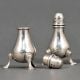 Vintage Sterling Silver Salt and Pepper Shakers in Pair from England