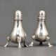 Vintage Sterling Silver Salt and Pepper Shakers in Pair from England