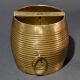 Vintage Brass Rice Measuring Bowl for Decoration