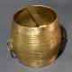 Vintage Brass Rice Measuring Bowl for Decoration