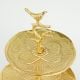 Handcrafted Aluminium Two Tier Bird Tray Decorative Jewelry & Dessert Stand