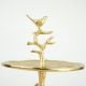Handcrafted Aluminium Two Tier Bird Tray Decorative Jewelry & Dessert Stand