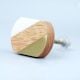 Geometric Wooden and Resin Cabinet Knob