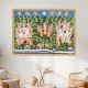 Krishna Raas Leela Traditional Pichwai Art Painting