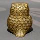 Handcrafted Brass Owl Figurine Vintage Decor