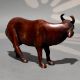 Buy Handmade Brass Standing Cow Sculpture