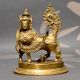 Handcrafted Brass Kamadhenu Cow With Calf Statue