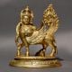 Handmade Brass Kamadhenu Statue Sacred Cow With Calf Hindu Religious Idol