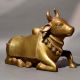 Traditional Nandi Bull Statue Handcrafted Brass