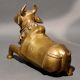 Traditional Nandi Bull Statue Handcrafted Brass