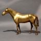 Vintage Brass Horse Sculpture Handcrafted Decor